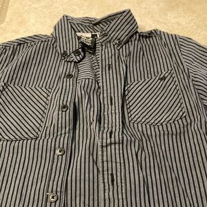Boys Shaun White XS short sleeve button down shirt